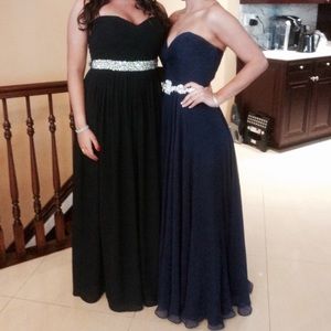 JOVANI PROM 159764 NAVY BLUE SIZE 6